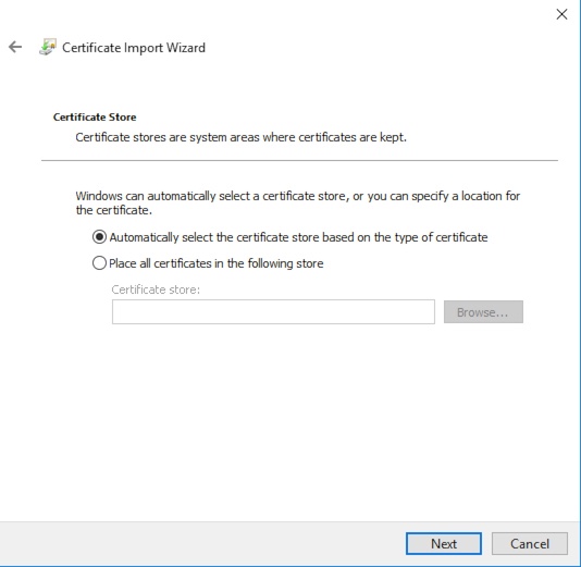 Windows Certificate Import Mark as Exportable