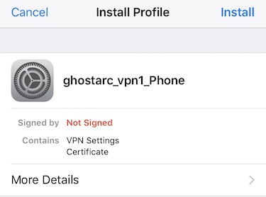 iOS Credential Installation 3